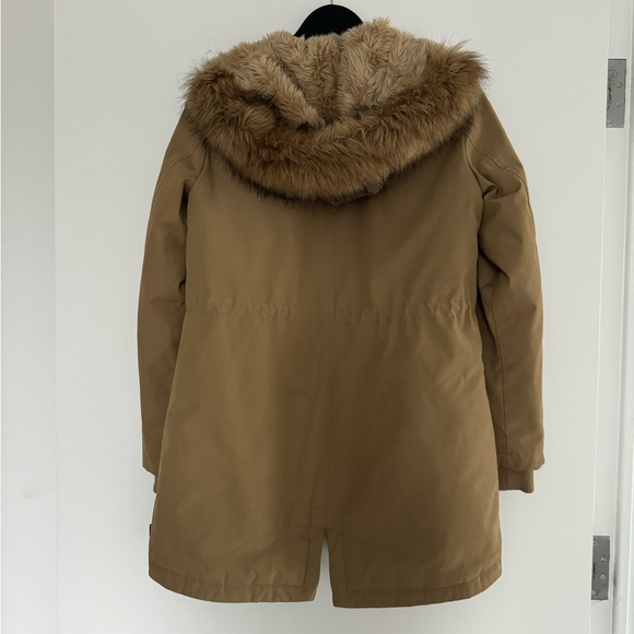 Levi’s Arctic Cloth Faux Fur Parka Jacket - Picture 3 of 6